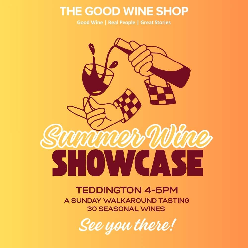 Summer Wine Showcase at Teddington: 4-6pm Sunday 7th June 2026