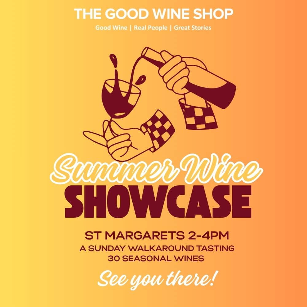 Summer Wine Showcase at St Margarets: 2-4pm Sunday 31st May 2026