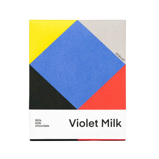 Ocelot Chocolate Bar- Violet 70g