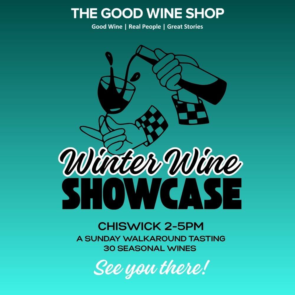 Winter Wine Showcase at Chiswick: 2-5pm Sunday 6th Dec 2026