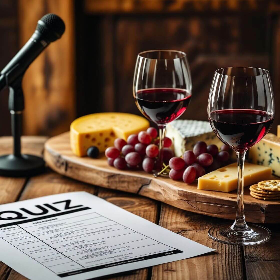 Quiz Night - Wine & Cheese - Kew Tuesday 16th September 2025