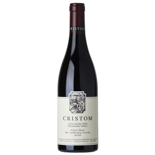 Cristom, Mt Jefferson Pinot Noir Eola-Amity Hills, Oregon 2018 The Good Wine Shop