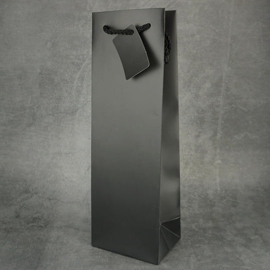 Bottle Gift Bag - Black