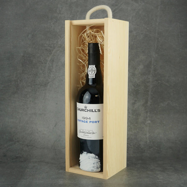 Pine Gift Box 1 Bottle The Good Wine Shop