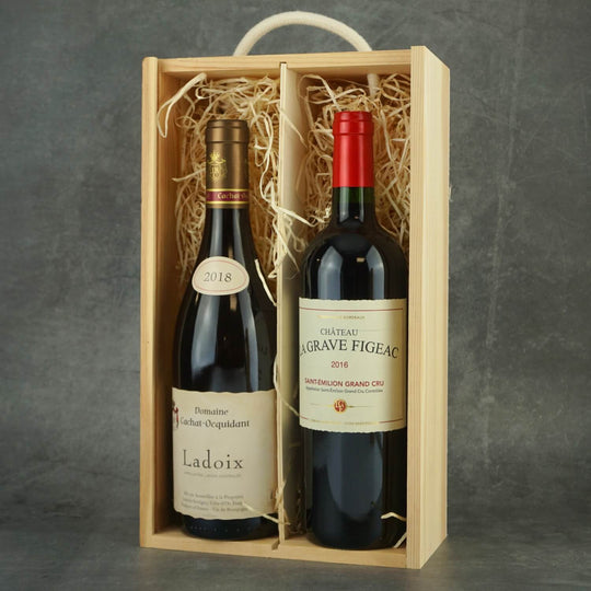 Pine Gift Box - 2 Bottles